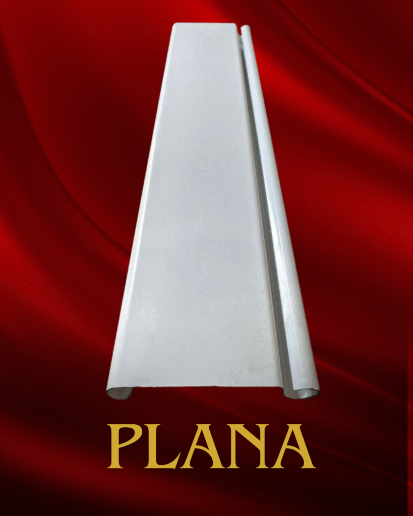 cortina metalica plana pintro